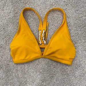 Yellow bikini top